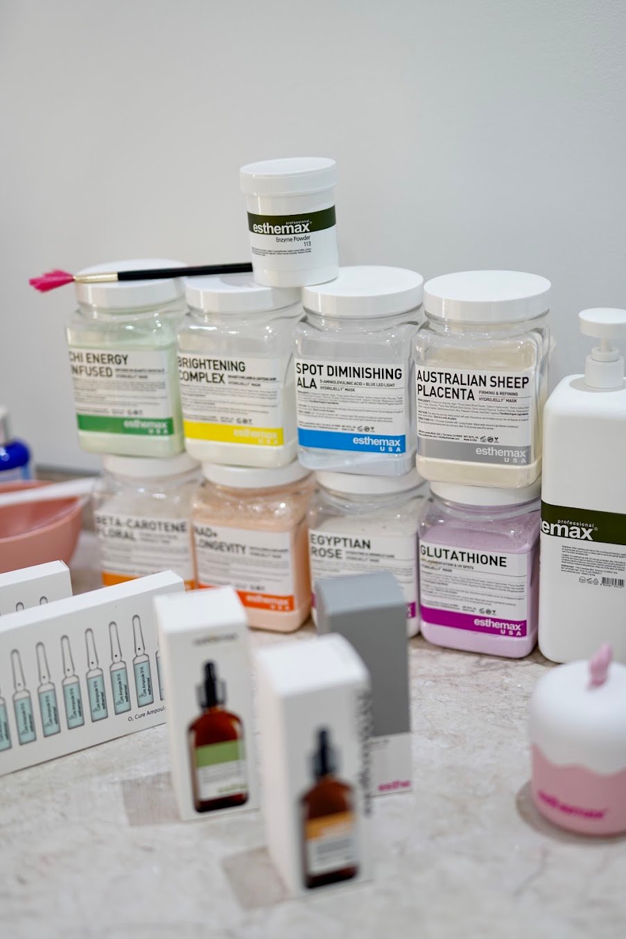 Produits et protocoles de soin du cabinet
