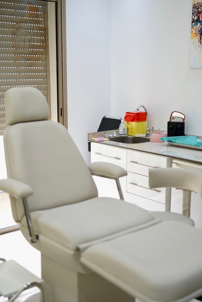 Fauteuil de soins du cabinet